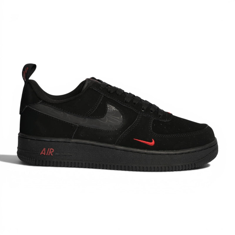 Nike Air Force 1 Low Black/Crimson"