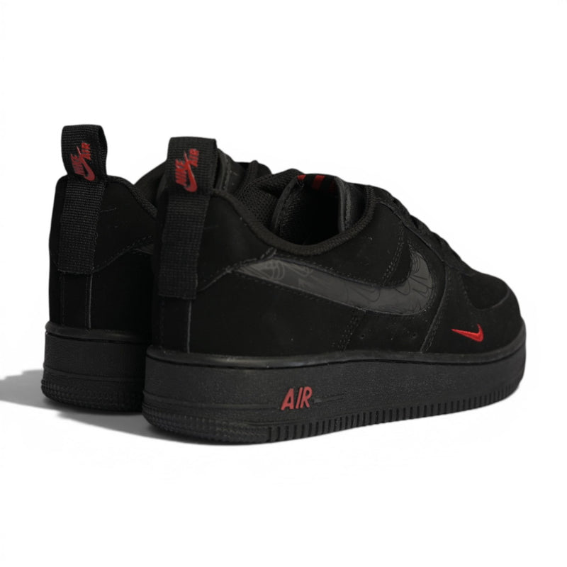 Nike Air Force 1 Low Black/Crimson"
