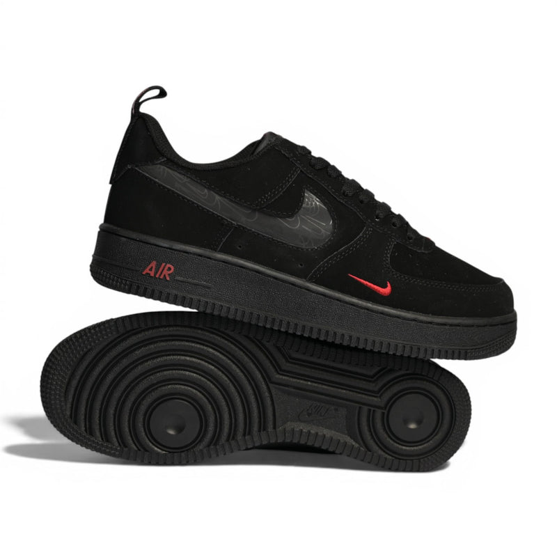 Nike Air Force 1 Low Black/Crimson"