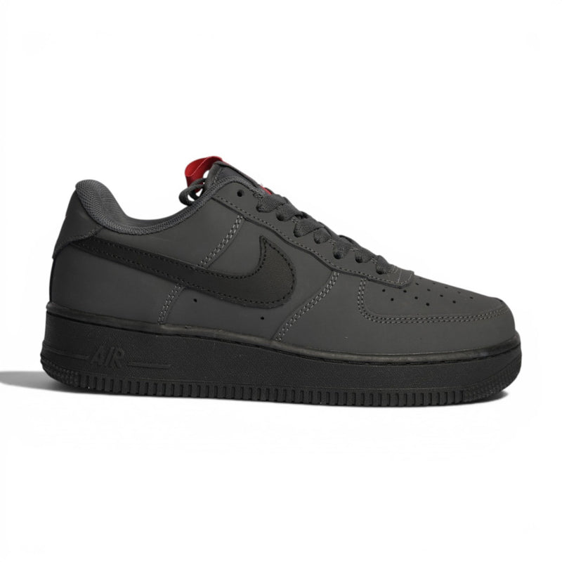 Nike Air Force 1 Low Dark Grey Black Red