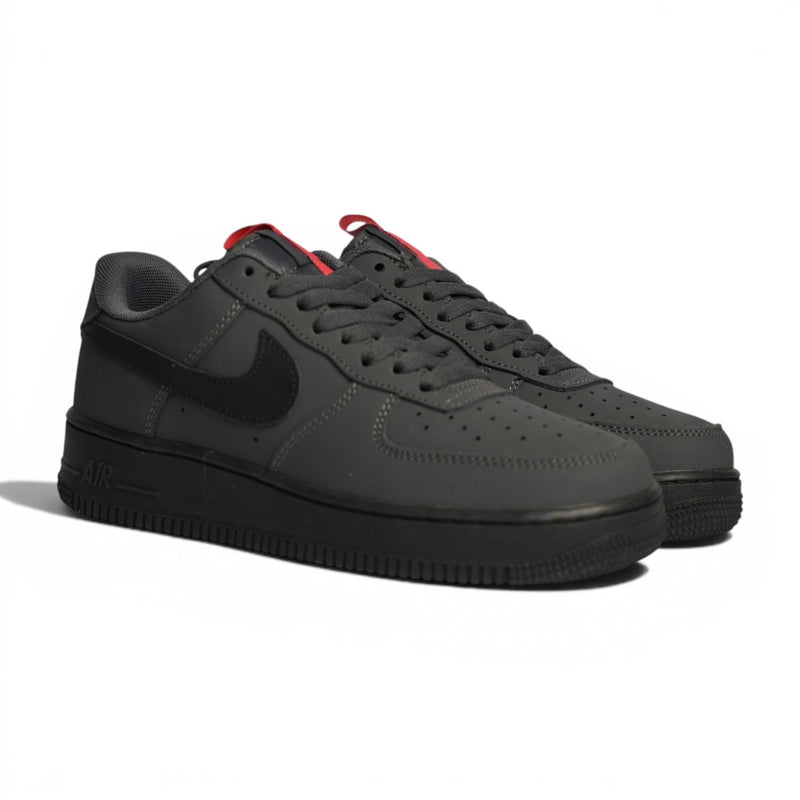 Nike Air Force 1 Low Dark Grey Black Red