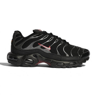 Nike Air Max Plus Black Metallic Silver University Red
