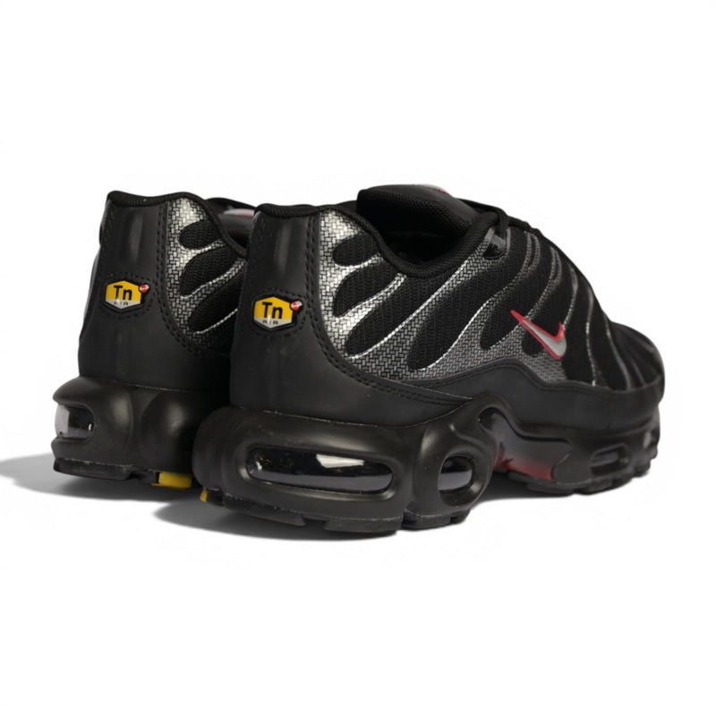 Nike Air Max Plus Black Metallic Silver University Red
