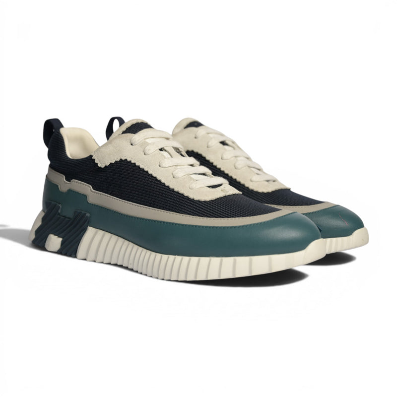 Hermes Bouncing Sneaker "Marine Bleuet Blanc"