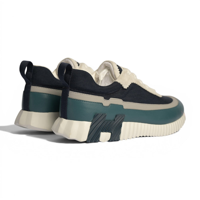 Hermes Bouncing Sneaker "Marine Bleuet Blanc"