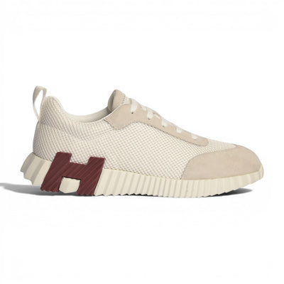 Hermes Bouncing Sneaker "White Fuchsia"
