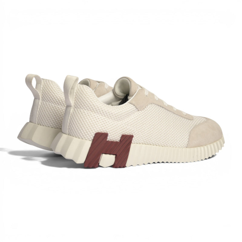Hermes Bouncing Sneaker "White Fuchsia"
