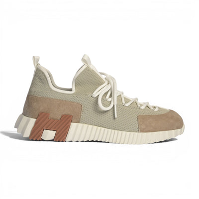 Hermes Slip-On Lift Up Sneaker – Beige/Natural