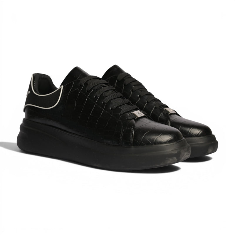 Philipp Plein Snake Leather Sneakers