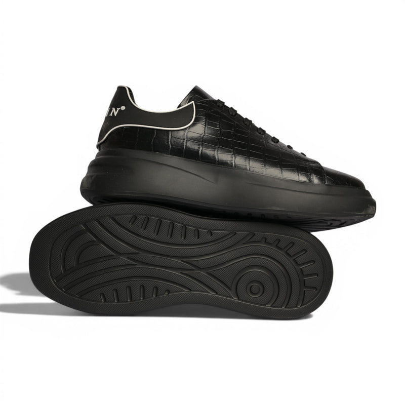 Philipp Plein Snake Leather Sneakers