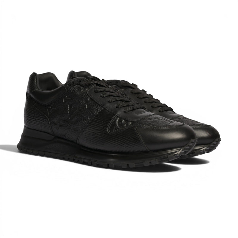 Louis Vuitton Run Away Sneaker Black Leather