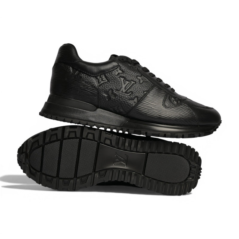 Louis Vuitton Run Away Sneaker Black Leather