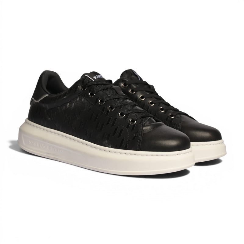 Karl Lagerfeld Kapri Monogram Embossed Black / White
