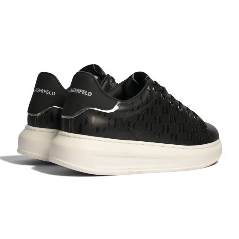 Karl Lagerfeld Kapri Monogram Embossed Black / White