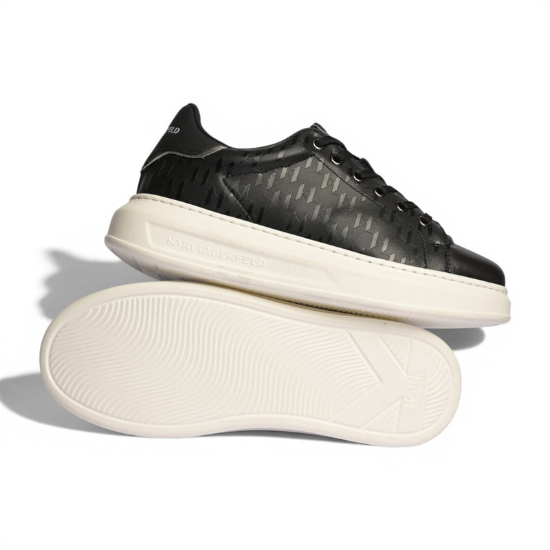 Karl Lagerfeld Kapri Monogram Embossed Black / White