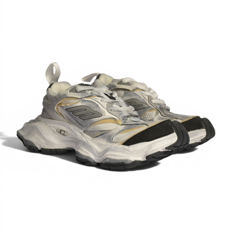 Balenciaga Cargo Distressed Silver