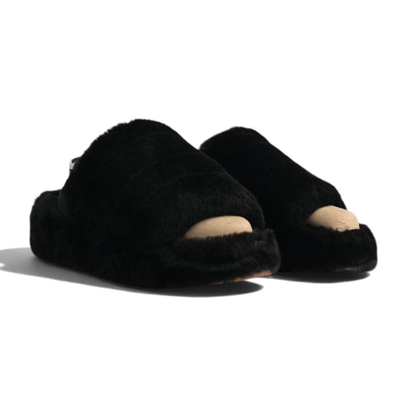UGG Fluff Yeah Slide Black