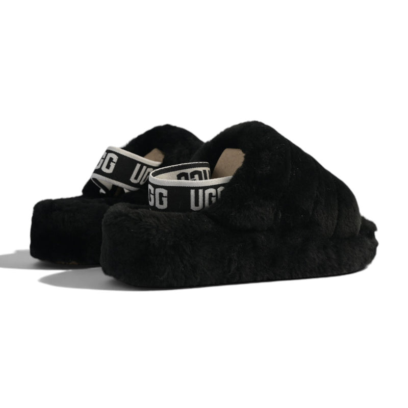 UGG Fluff Yeah Slide Black